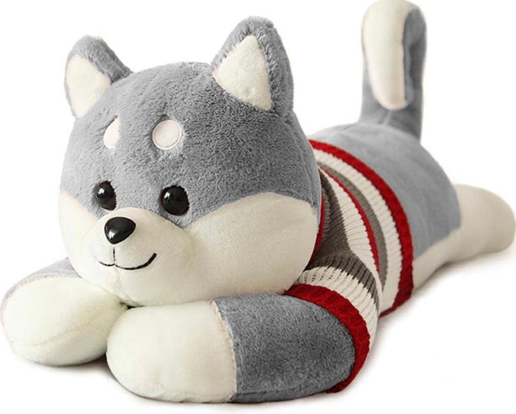 Husky Dog wearing sweater plushie Trendie Days 